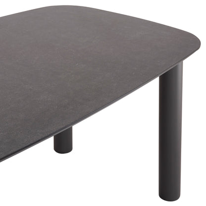 OUTDOOR DINING SET 7PCS DOSUN HM10910.01 ALUMINUM-ROPE-OLEFIN CUSHION COVERS---GREY