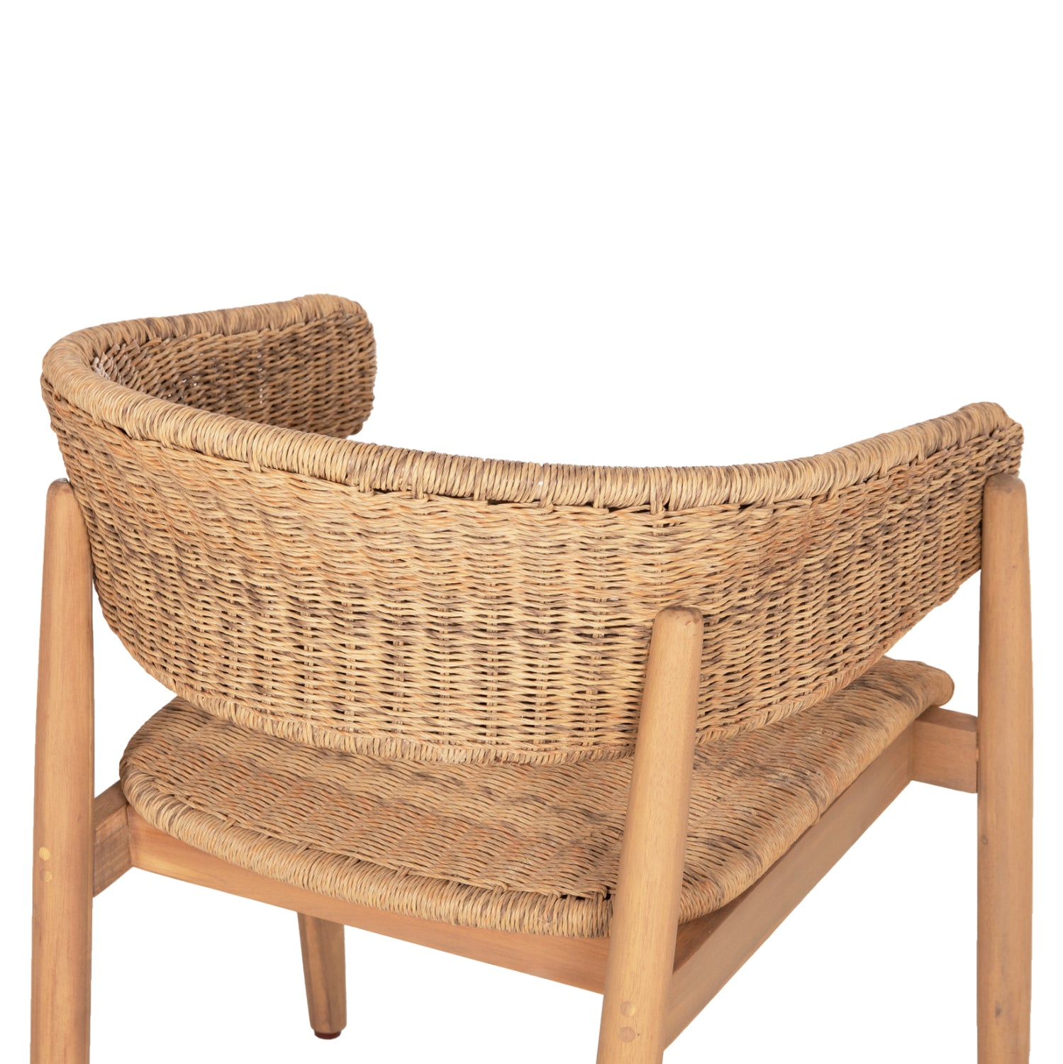 OUTDOOR DINING SET 7PCS RAIKKO HM11030 ACACIA WOOD & ROPE IN NATURAL COLORS
