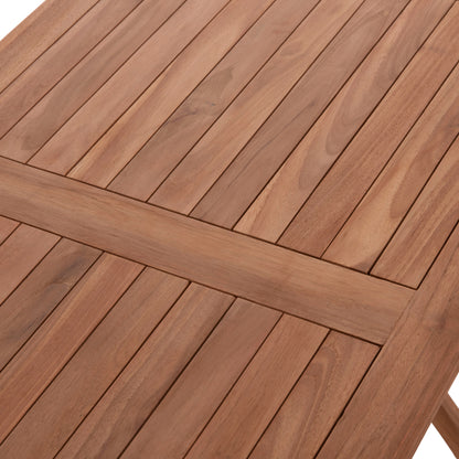 OUTDOOR DINING SET 4PCS FOLDABLE ERIS HM10920 TEAK WOOD IN NATURAL