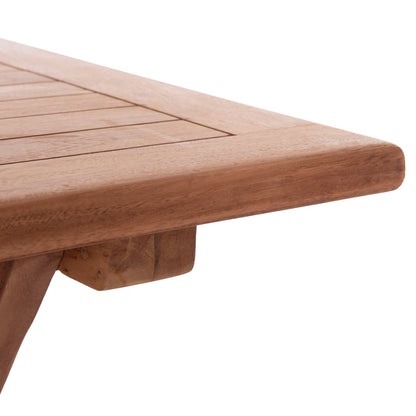 OUTDOOR DINING SET 4PCS FOLDABLE ERIS HM10920 TEAK WOOD IN NATURAL
