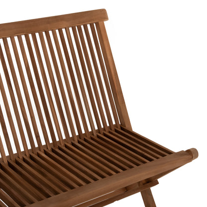 OUTDOOR DINING SET 3PCS KENDALL HM11952 SOLID TEAK WOOD IN NATURAL COLOR