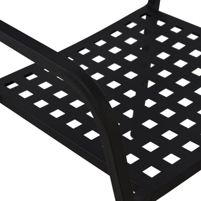 OUTDOOR DINING SET 5PCS ZETA HM10872.01 METAL-MARBLE-CAST IRON