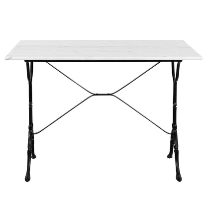 OUTDOOR DINING SET 5PCS ZETA HM10872.01 METAL-MARBLE-CAST IRON