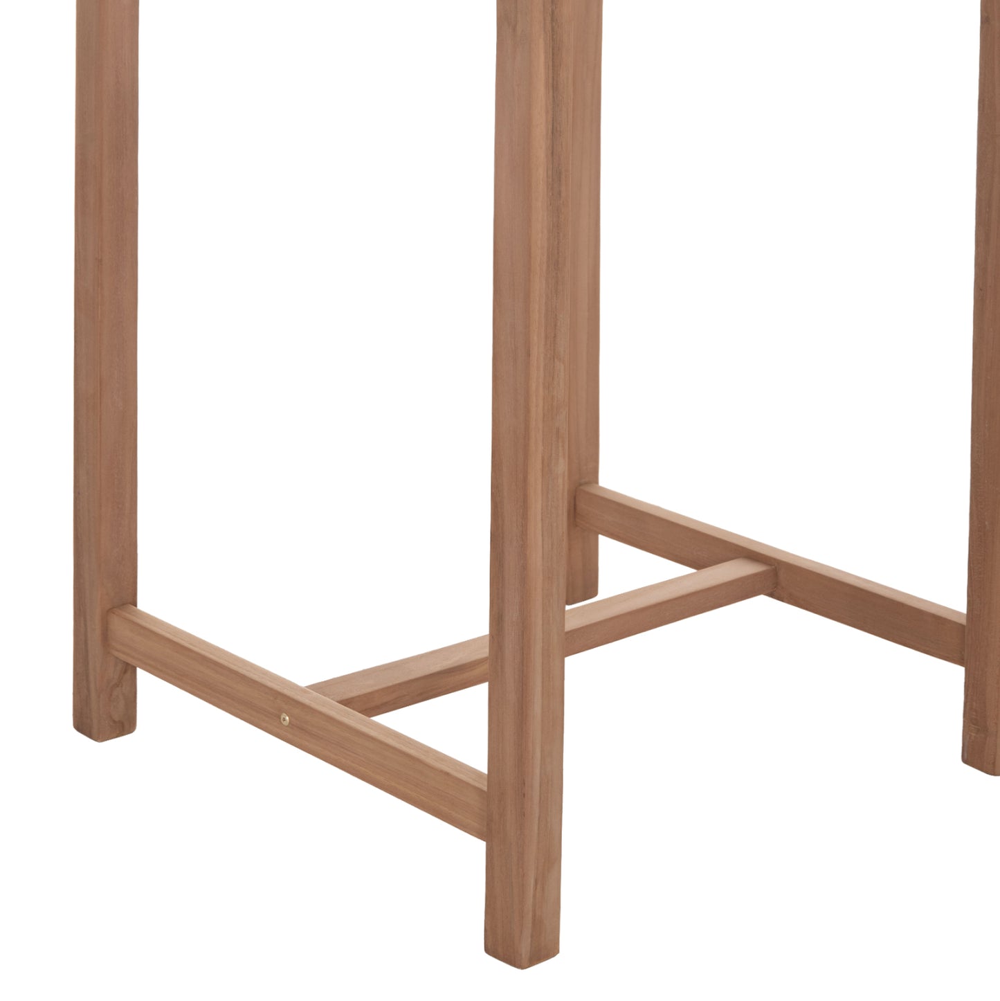 SET BAR TABLE WITH 2 BAR STOOLS BOLMAR HM10917 TEAK WOOD IN NATURAL COLOR