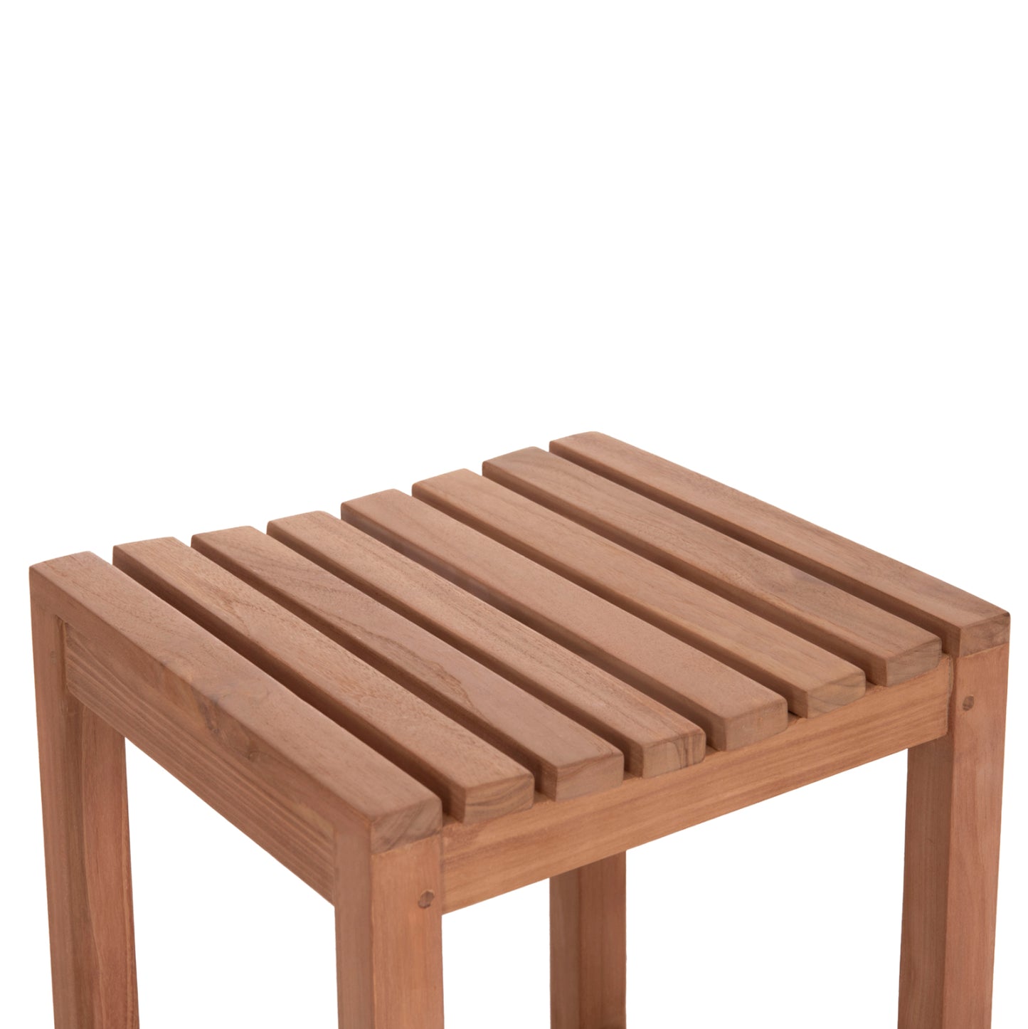 SET BAR TABLE WITH 2 BAR STOOLS PRESSCOT HM10918 TEAK WOOD IN NATURAL COLOR