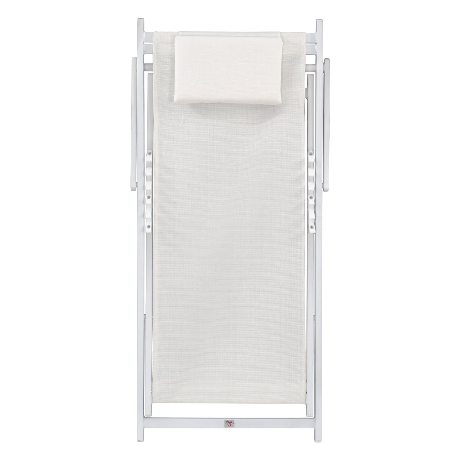 LOUNGE CHAIR PROFESSIONAL KEA HM5076.04 ALUMINUM & TEXTILENE IN WHITE COLOR 59,5x102,5x94Hcm.