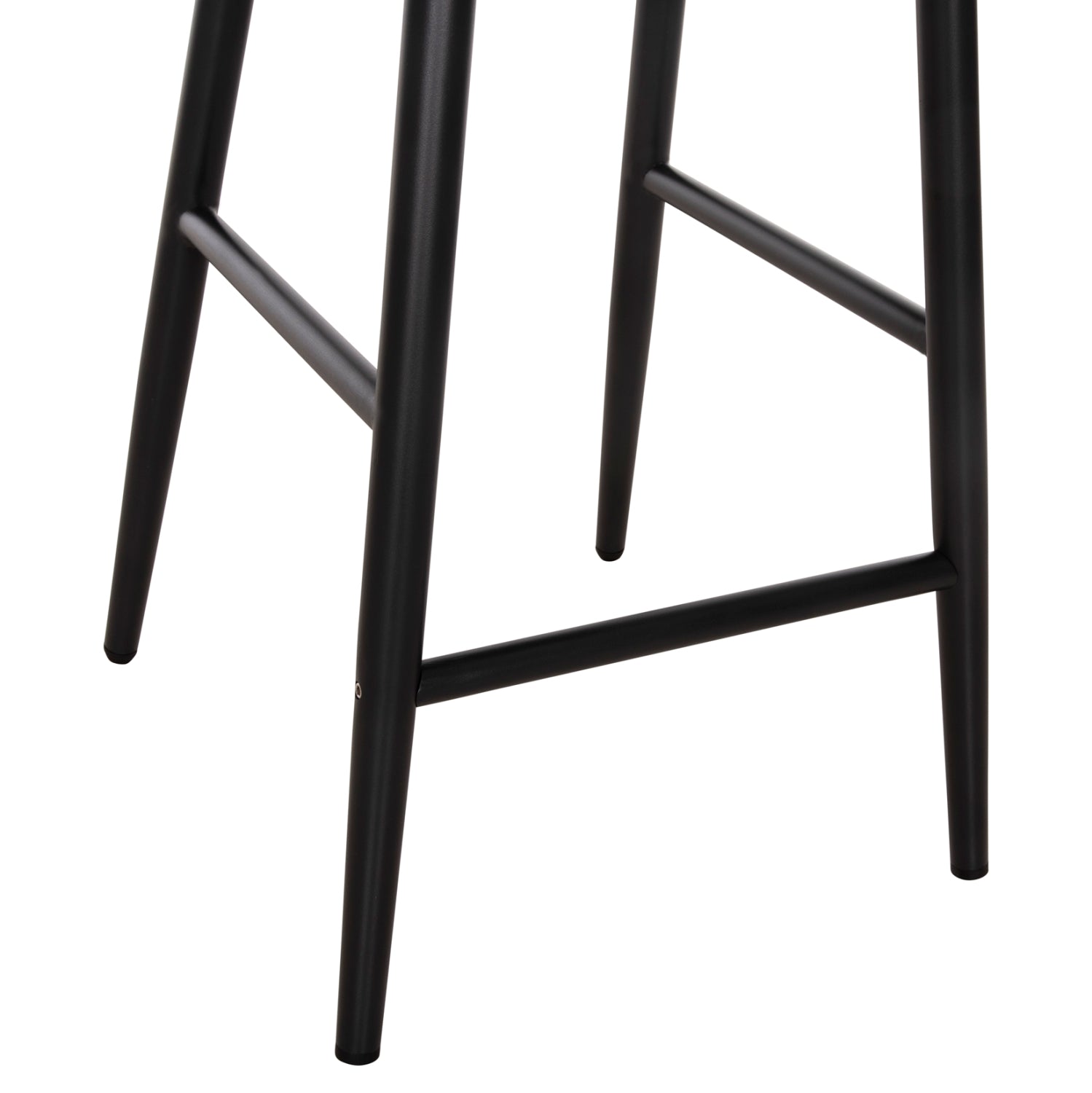 BAR STOOL ALUMINUM CAMDEN HM6142.01 ANTHRACITE WITH ECRU BACK CUSHION WITH PRINT PATTERN 56x60x108Hcm.