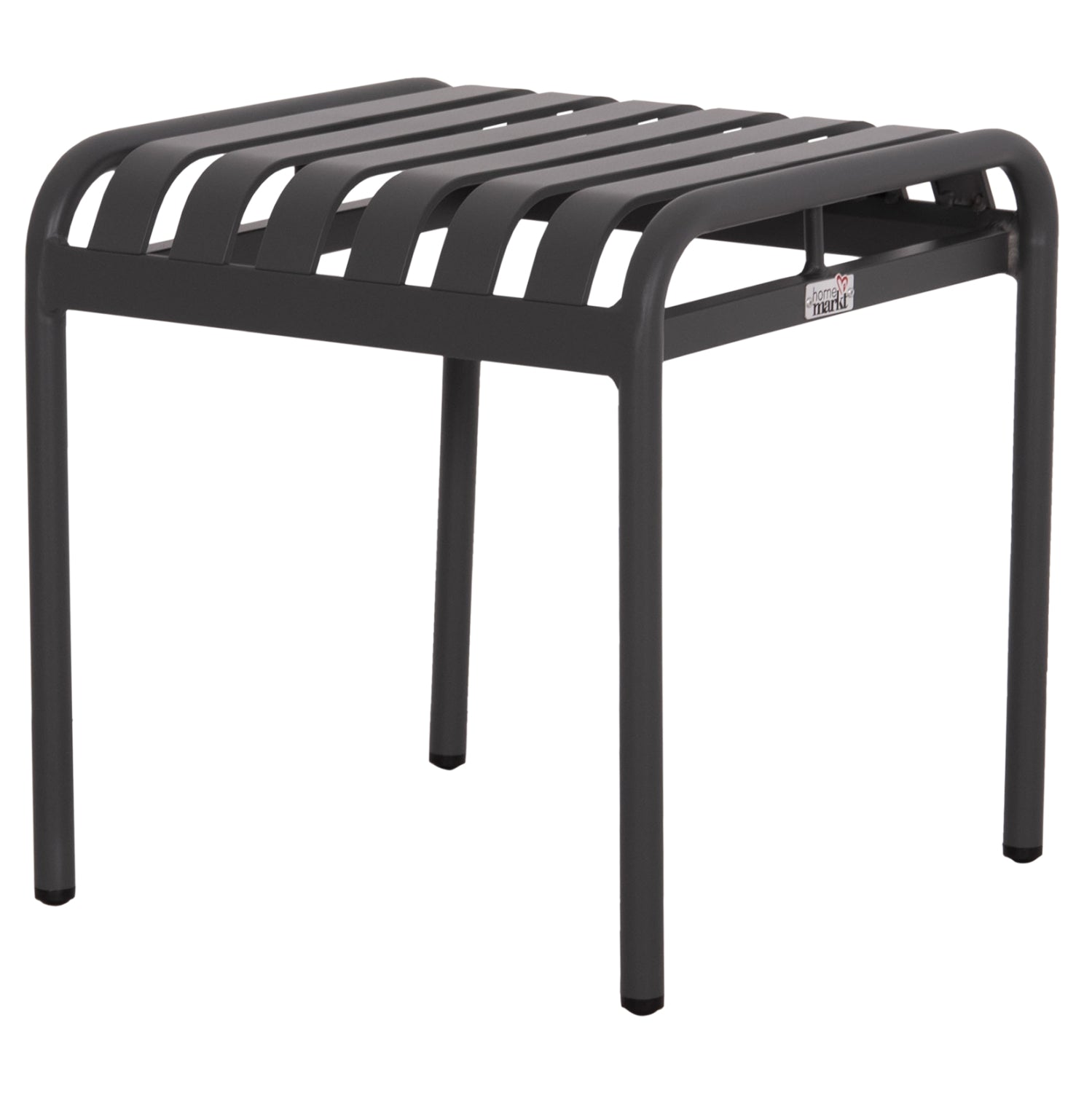 ALUMINUM STOOL RACHEL HM6340.01 GREY COLOR 45x45x46Hcm.
