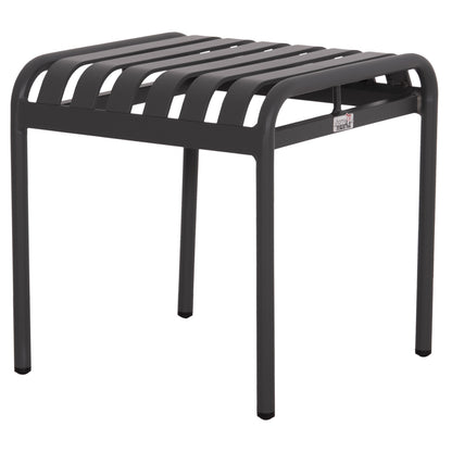 ALUMINUM STOOL RACHEL HM6340.01 GREY COLOR 45x45x46Hcm.