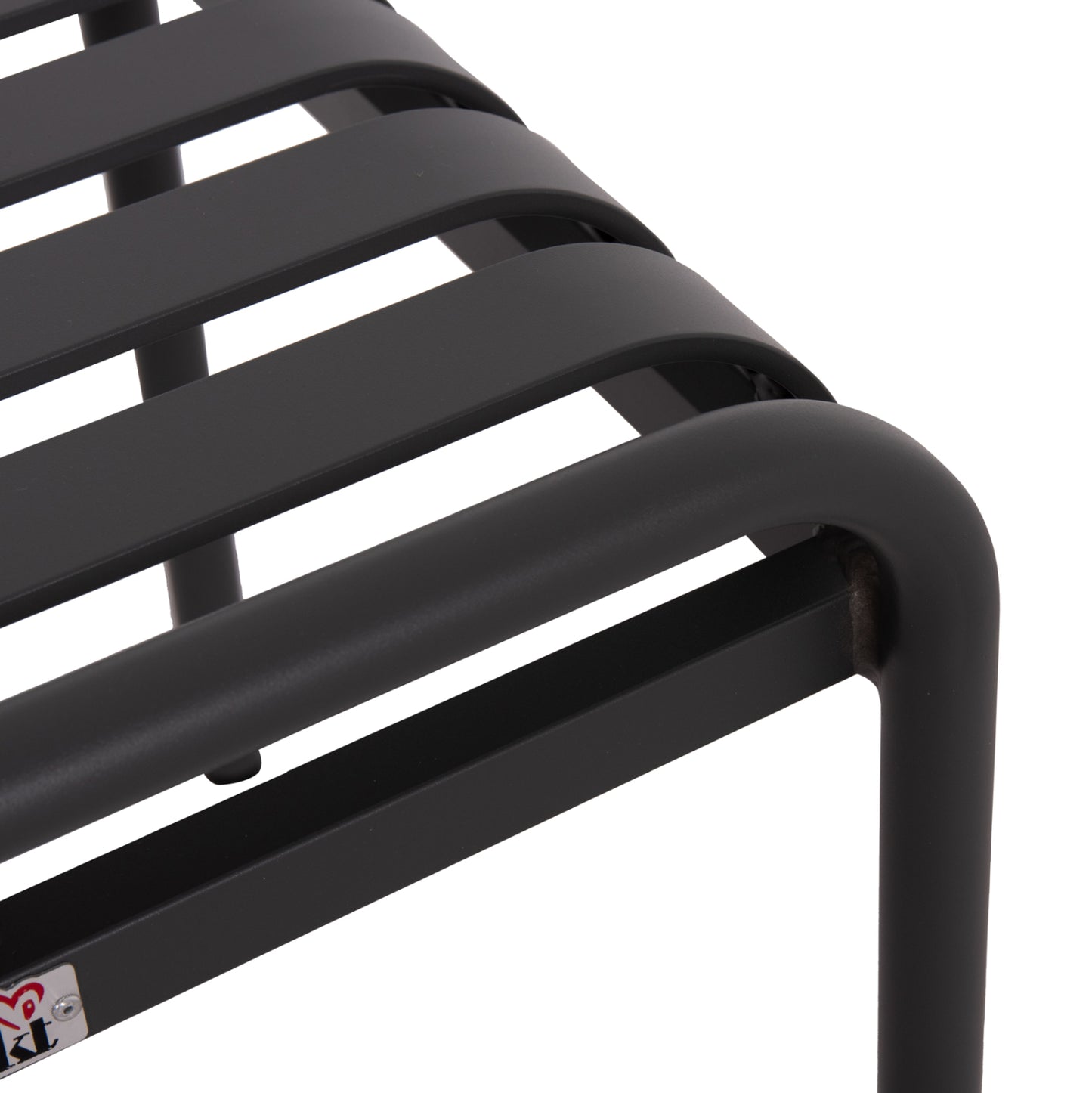ALUMINUM STOOL RACHEL HM6340.01 GREY COLOR 45x45x46Hcm.