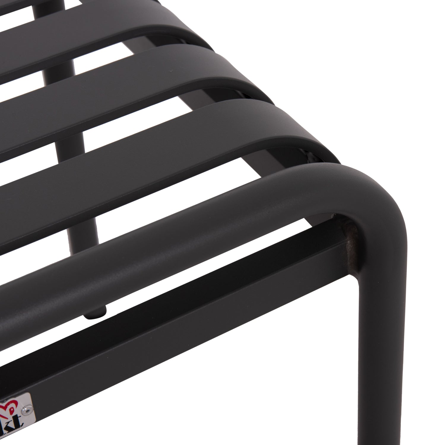 ALUMINUM STOOL RACHEL HM6340.01 GREY COLOR 45x45x46Hcm.