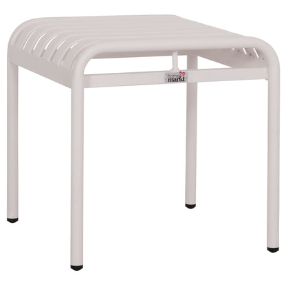 ALUMINUM STOOL RACHEL HM6340.02 WHITE COLOR 45x45x46Hcm.