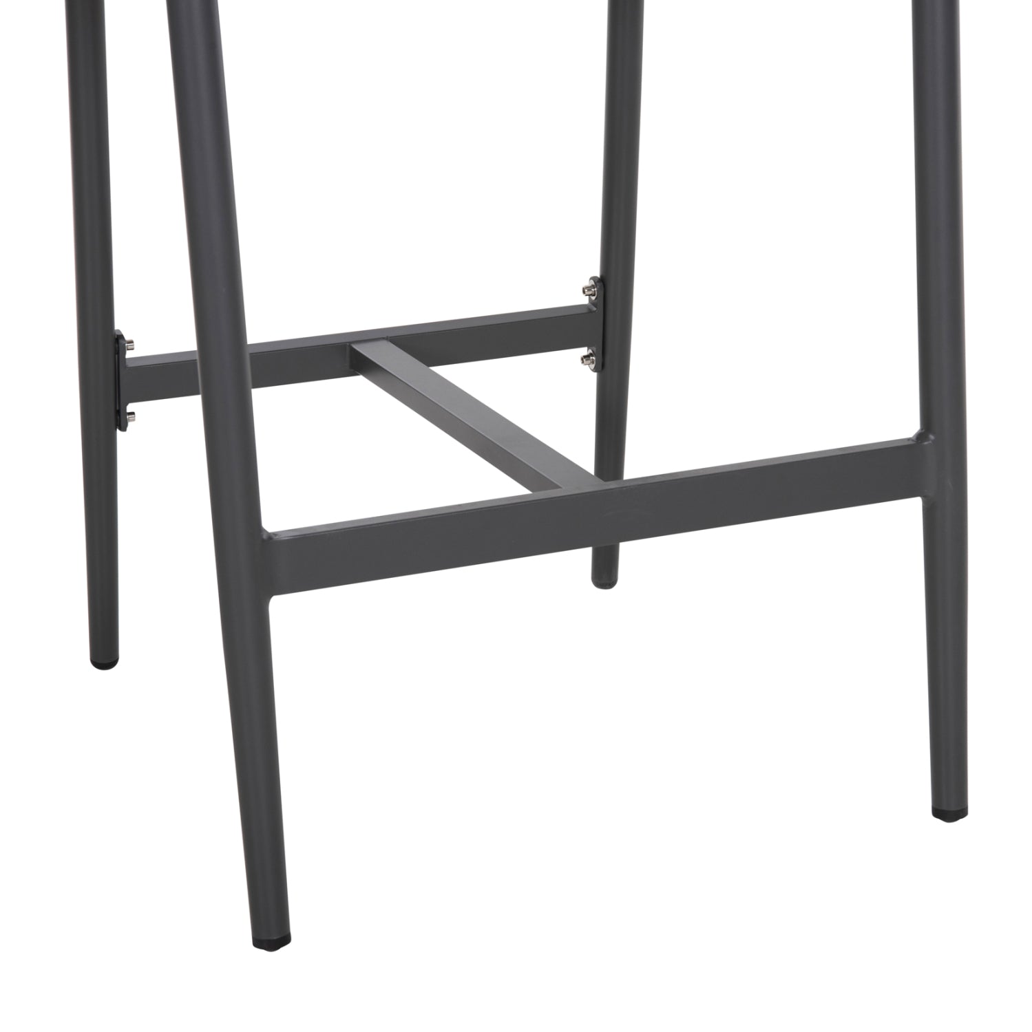 ALUMINUM BAR STOOL GREGG HM5788.12 ANTHRACITE-SAND BEIGE SYNTHETIC RATTAN 55x57x106Hcm.