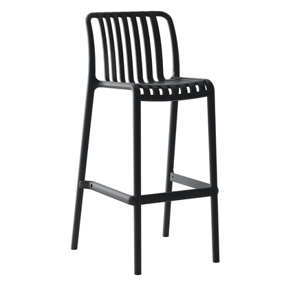 BAR STOOL POLYPROPYLENE CONVEE HM6098.02 BLACK 38,5x49,5x102Hcm.