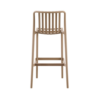 BAR STOOL POLYPROPYLENE CONVEE HM6098.04 CAPPUCCINO 38,5x49,5x102Hcm.