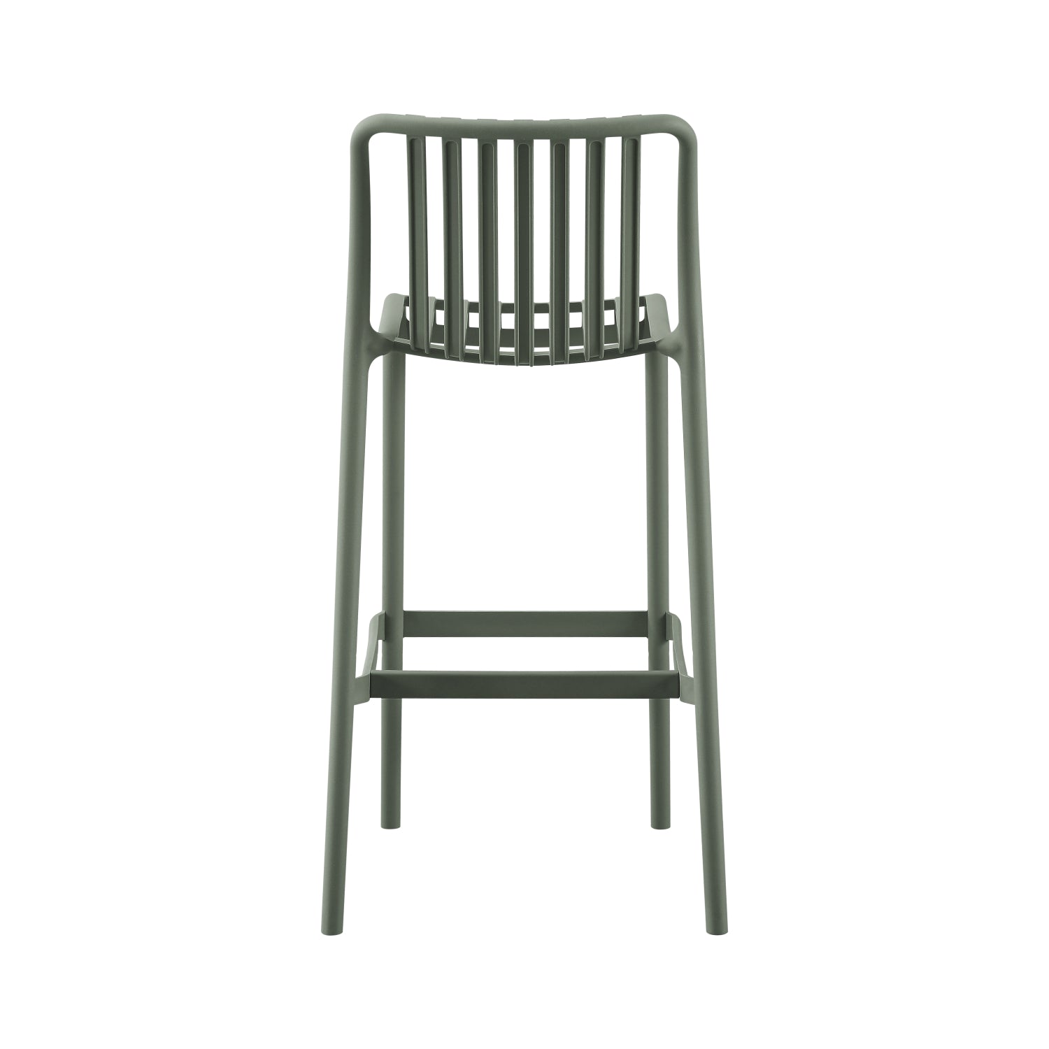 BAR STOOL POLYPROPYLENE CONVEE HM6098.07 DARK OLIVE 38,5x49,5x102Hcm.
