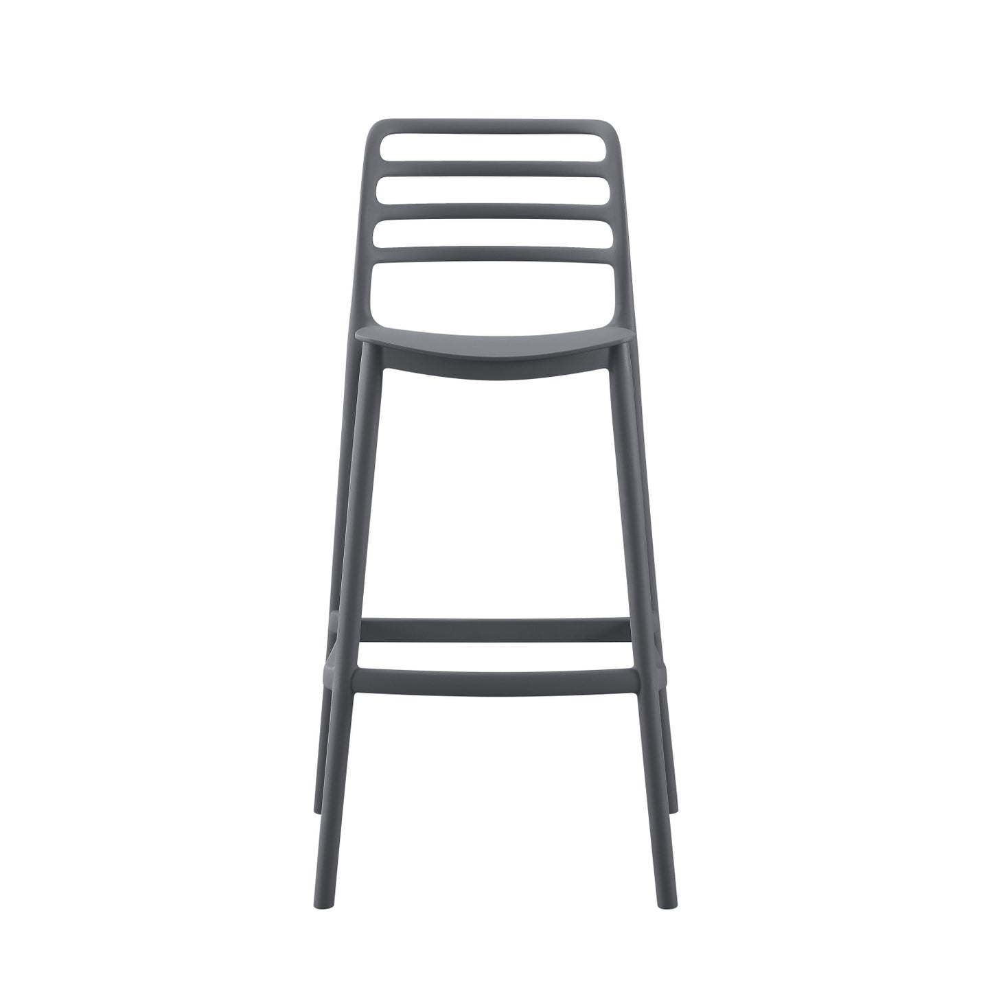 BAR STOOL POLYPROPYLENE GREY HM6099.03 GREY 37,2x50x101,5Hcm.
