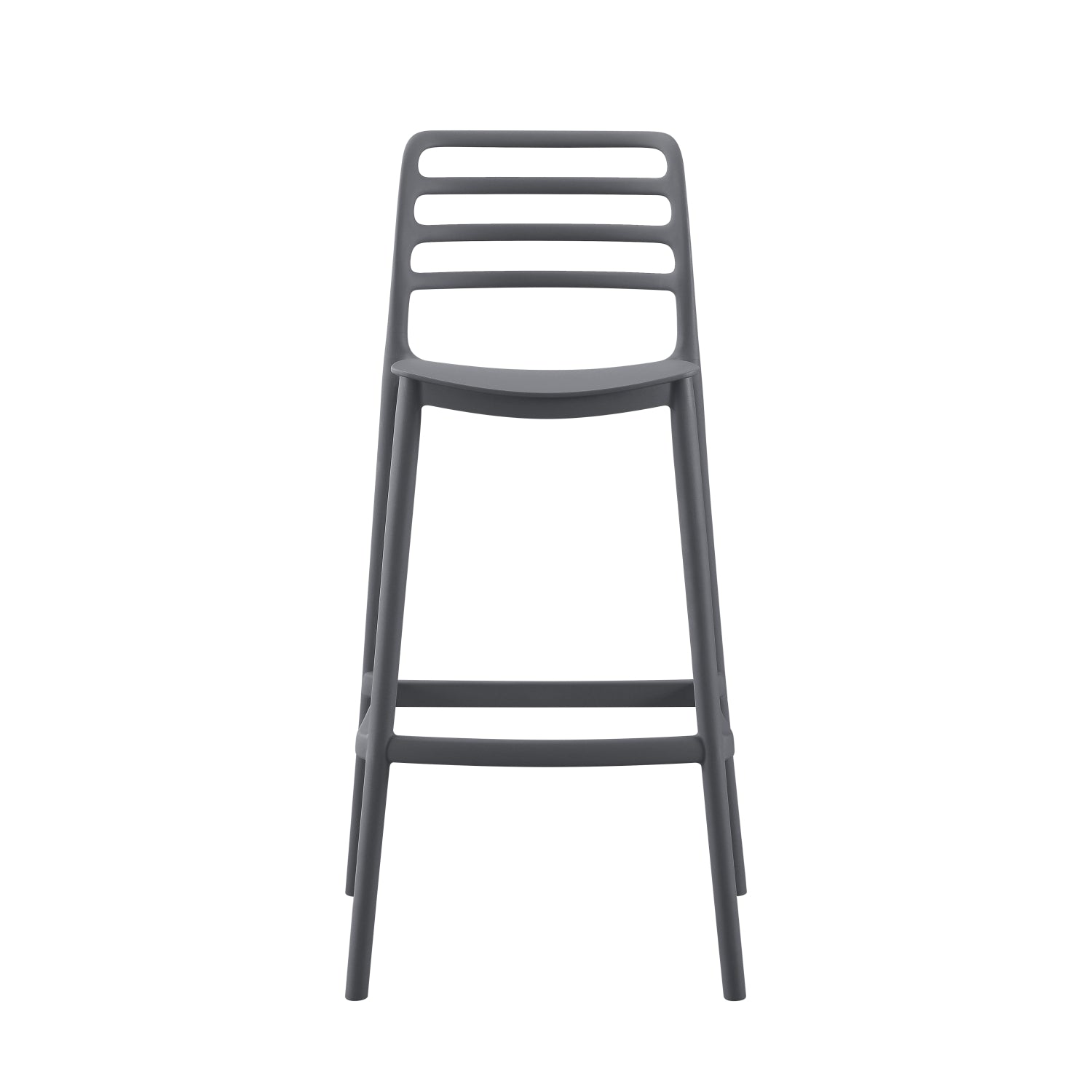 BAR STOOL POLYPROPYLENE GREY HM6099.03 GREY 37,2x50x101,5Hcm.
