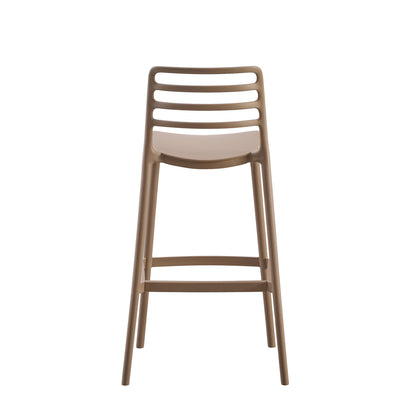 BAR STOOL POLYPROPYLENE SNOD HM6099.04 CAPPUCCINO 37,2x50x101,5Hcm.