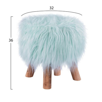 Stool Beck HM8410.04 Fair turquoise  ''32x36cm