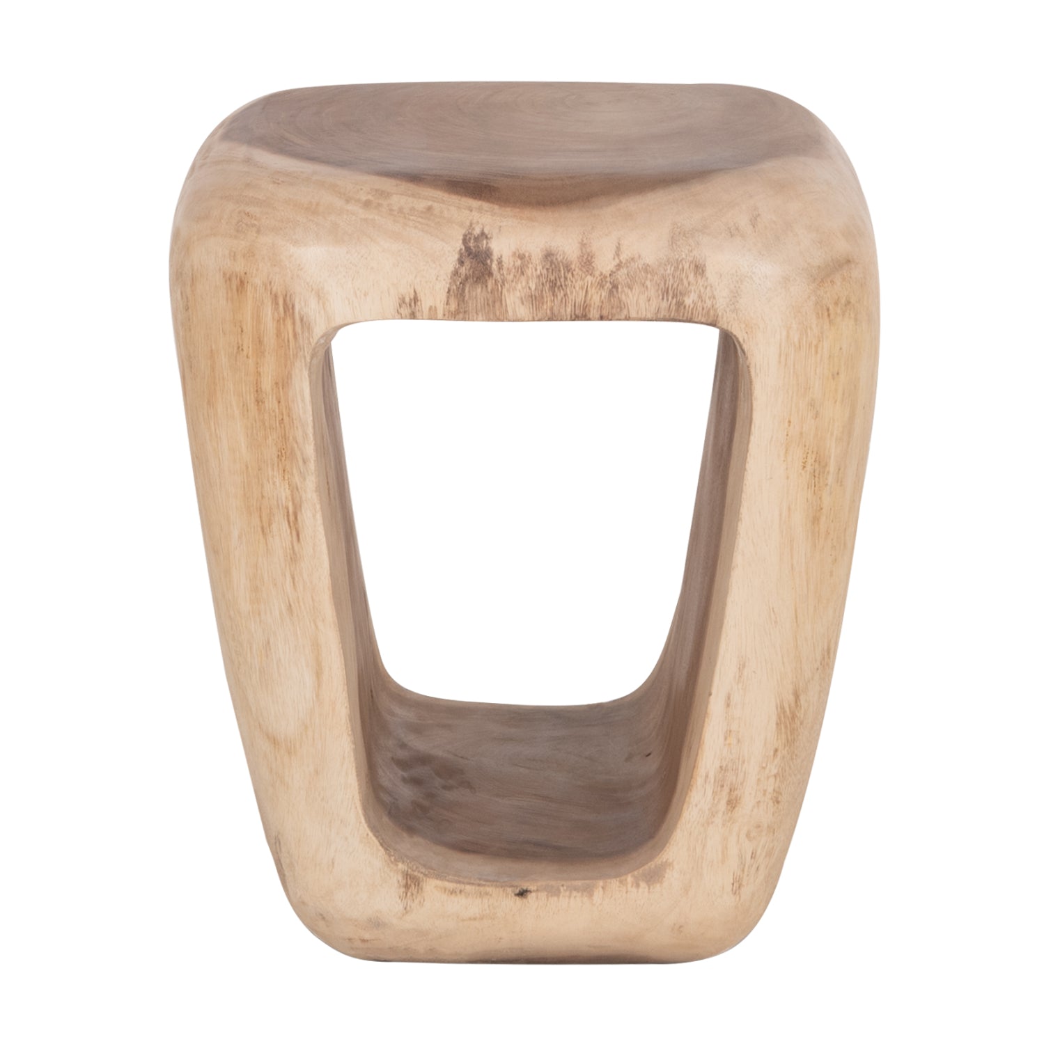 STOOL DENS HM18451 SUAR WOOD IN NATURAL 38x34x48Hcm.