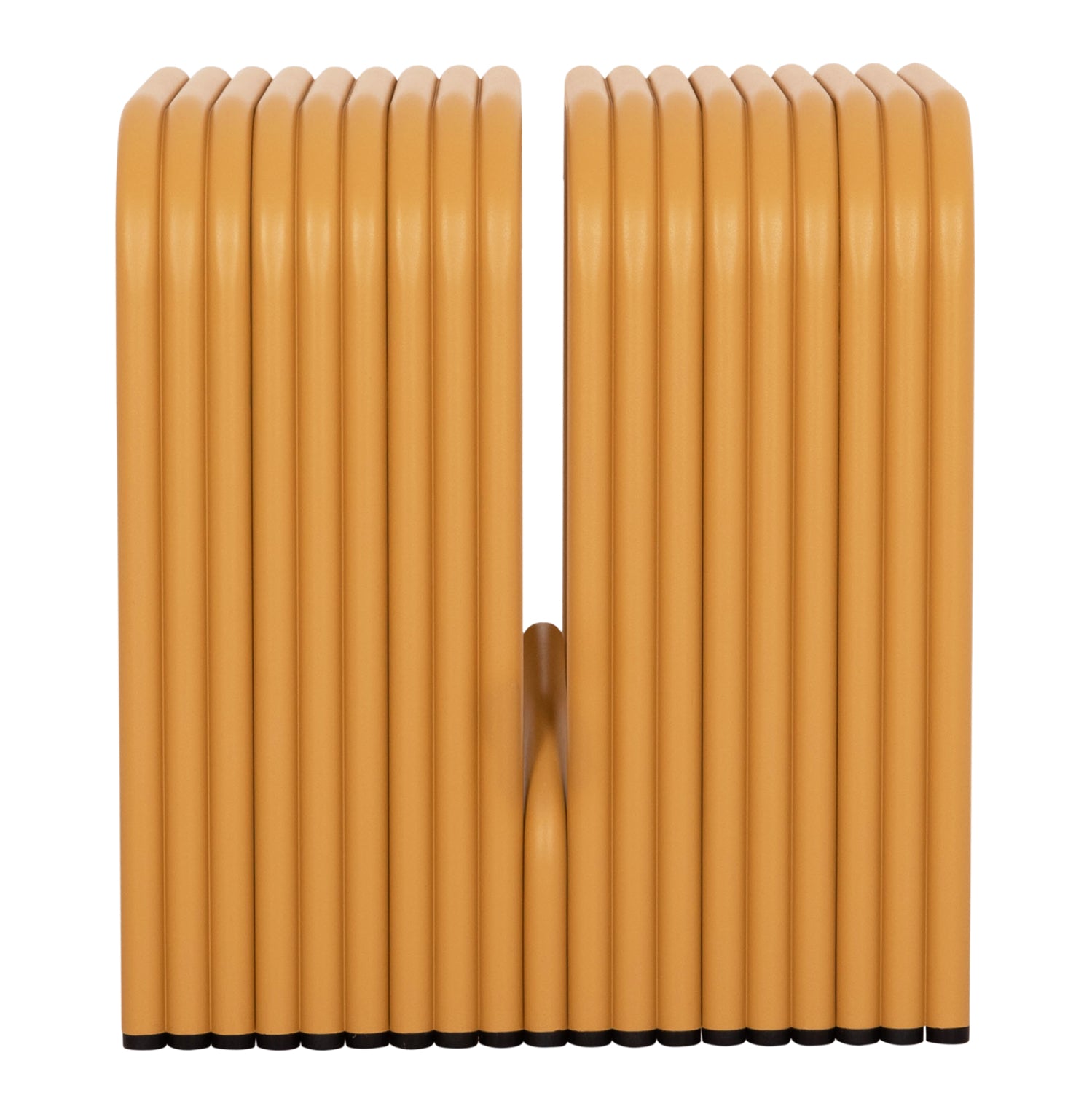 STOOL SERIES INTREPID HM6325.06 ALUMINUM IN MUSTARD YELLOW COLOR 40x38x42.5Hcm.