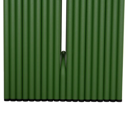 STOOL SERIES INTREPID HM6325.07 ALUMINUM IN GREEN COLOR 40x38x42.5Hcm.