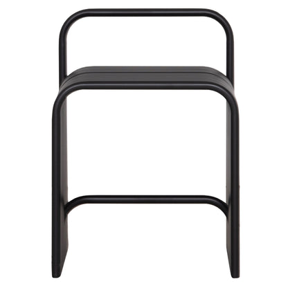 STOOL SERIES INTREPID HM6326.01 ALUMINUM IN BLACK 40x38x55Hcm.