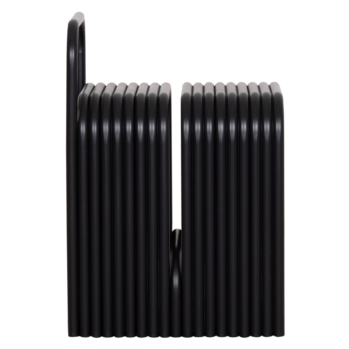 STOOL SERIES INTREPID HM6326.01 ALUMINUM IN BLACK 40x38x55Hcm.