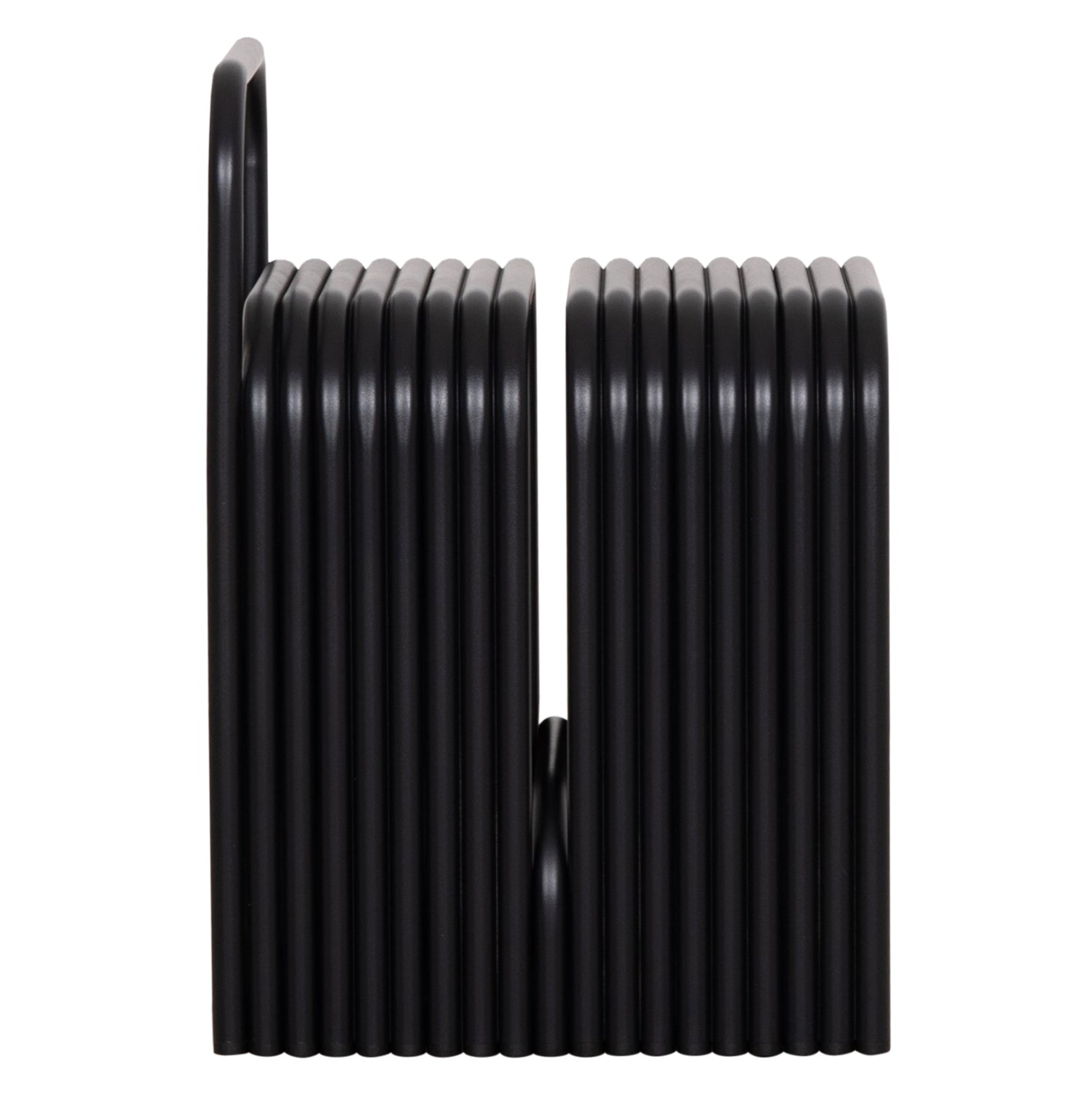 STOOL SERIES INTREPID HM6326.01 ALUMINUM IN BLACK 40x38x55Hcm.