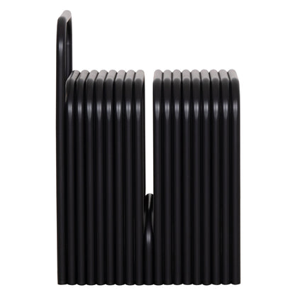 STOOL SERIES INTREPID HM6326.01 ALUMINUM IN BLACK 40x38x55Hcm.