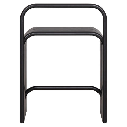 STOOL SERIES INTREPID HM6326.01 ALUMINUM IN BLACK 40x38x55Hcm.