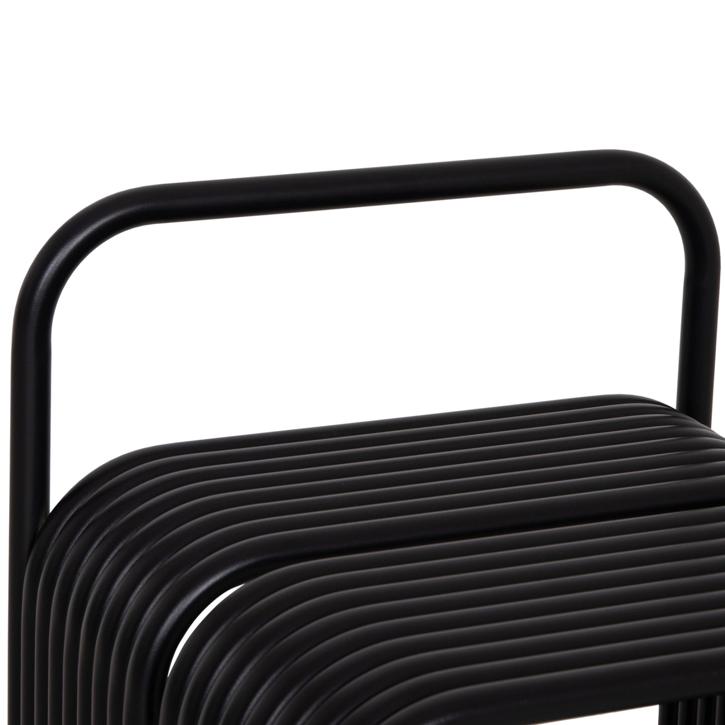 STOOL SERIES INTREPID HM6326.01 ALUMINUM IN BLACK 40x38x55Hcm.