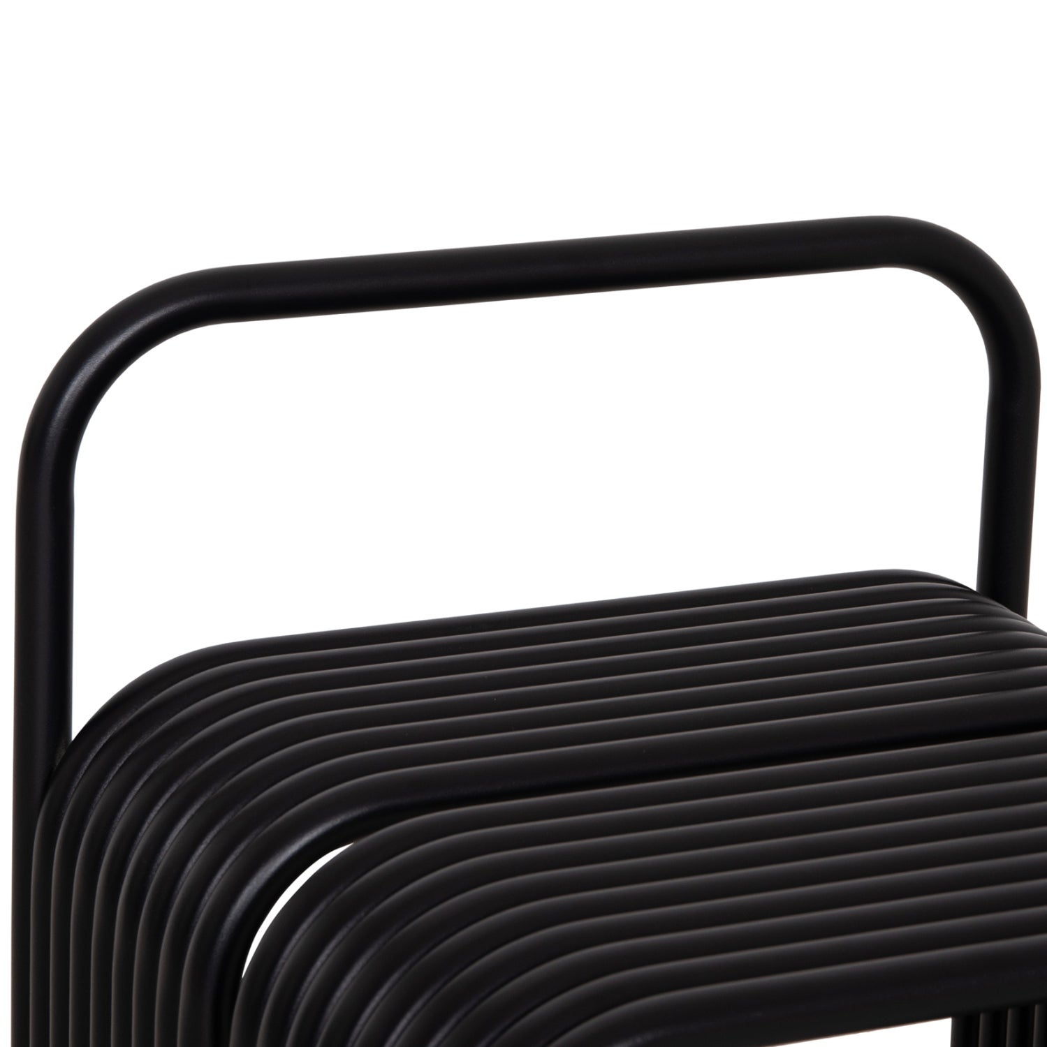 STOOL SERIES INTREPID HM6326.01 ALUMINUM IN BLACK 40x38x55Hcm.