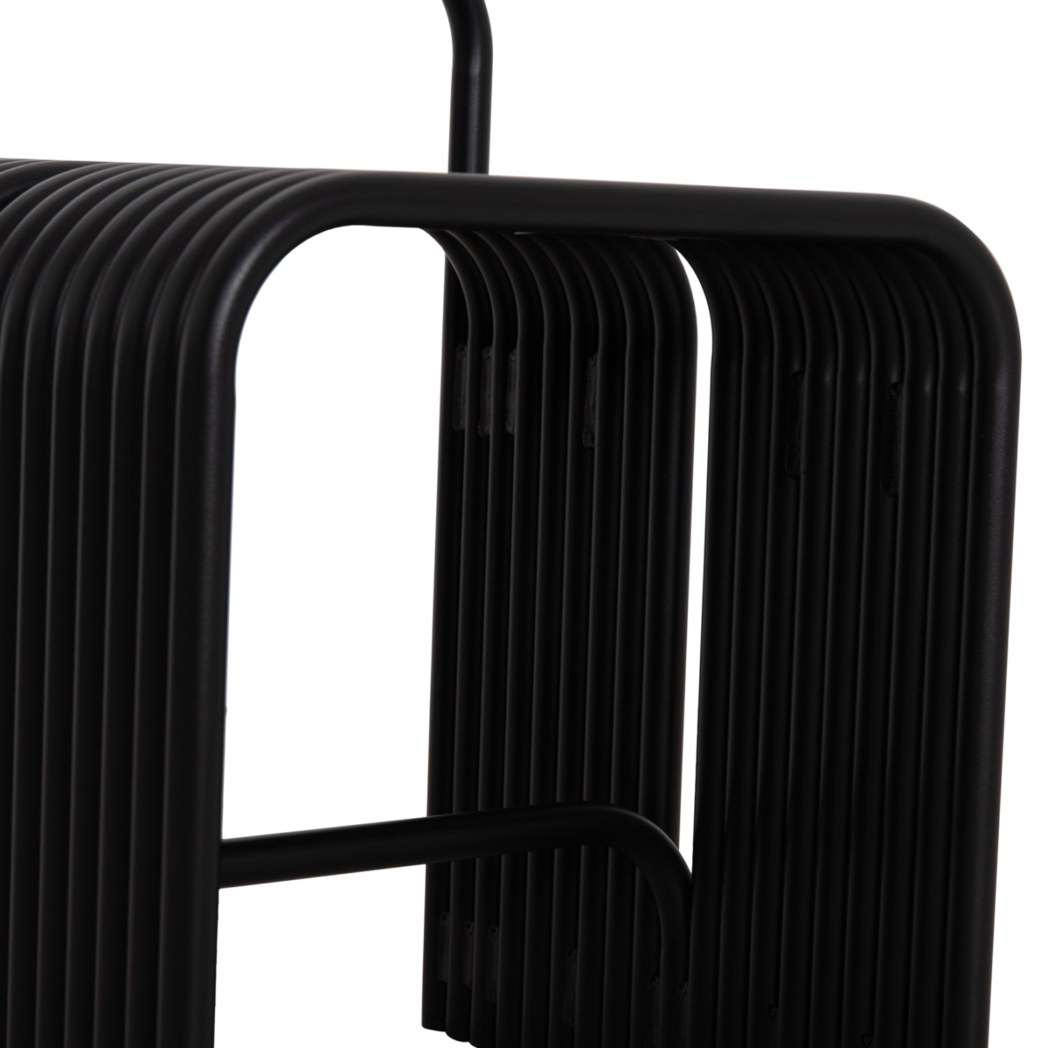 STOOL SERIES INTREPID HM6326.01 ALUMINUM IN BLACK 40x38x55Hcm.