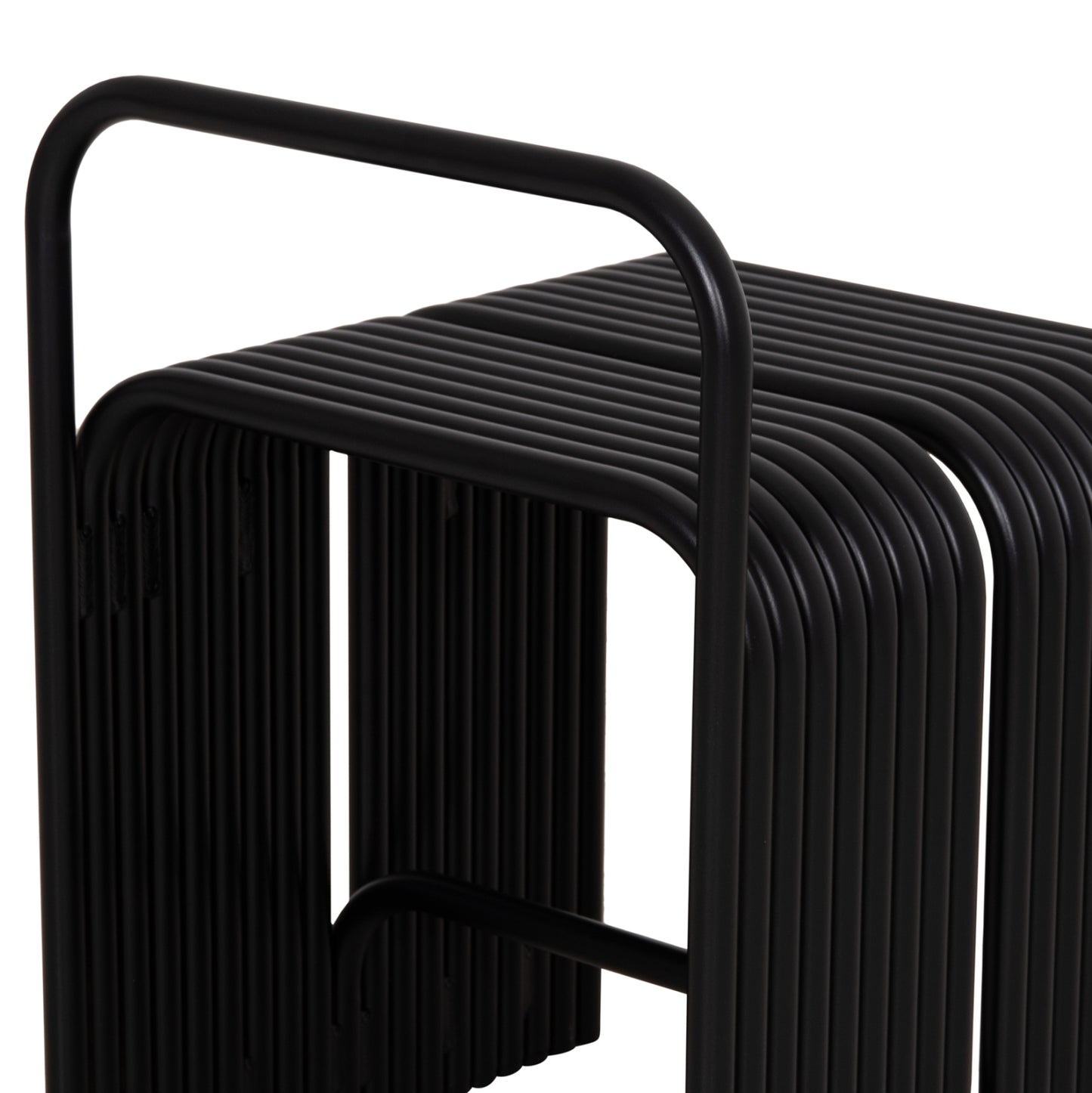 STOOL SERIES INTREPID HM6326.01 ALUMINUM IN BLACK 40x38x55Hcm.