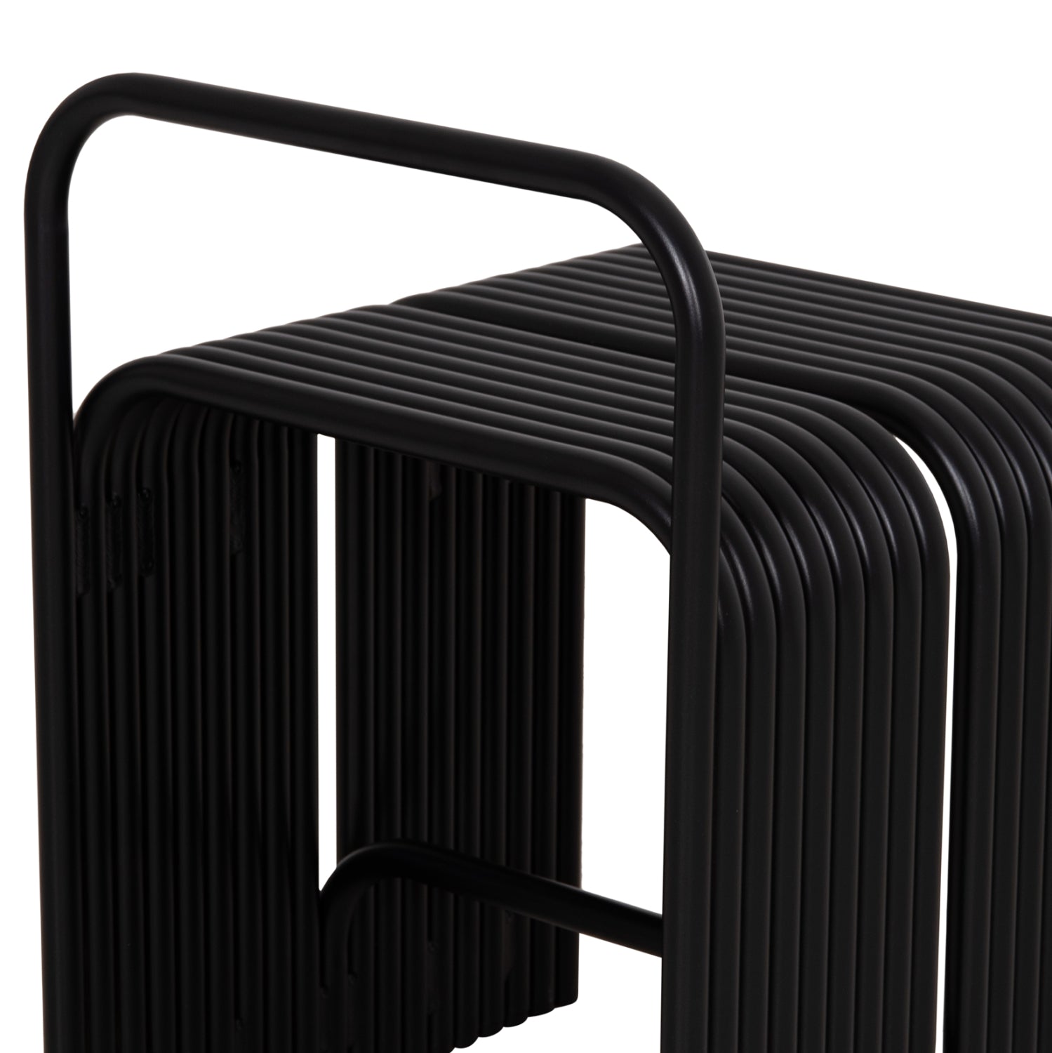 STOOL SERIES INTREPID HM6326.01 ALUMINUM IN BLACK 40x38x55Hcm.