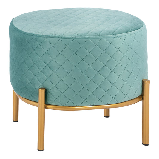Stool Sinta HM8638.07 peanut shade with gold base 42x42x38cm