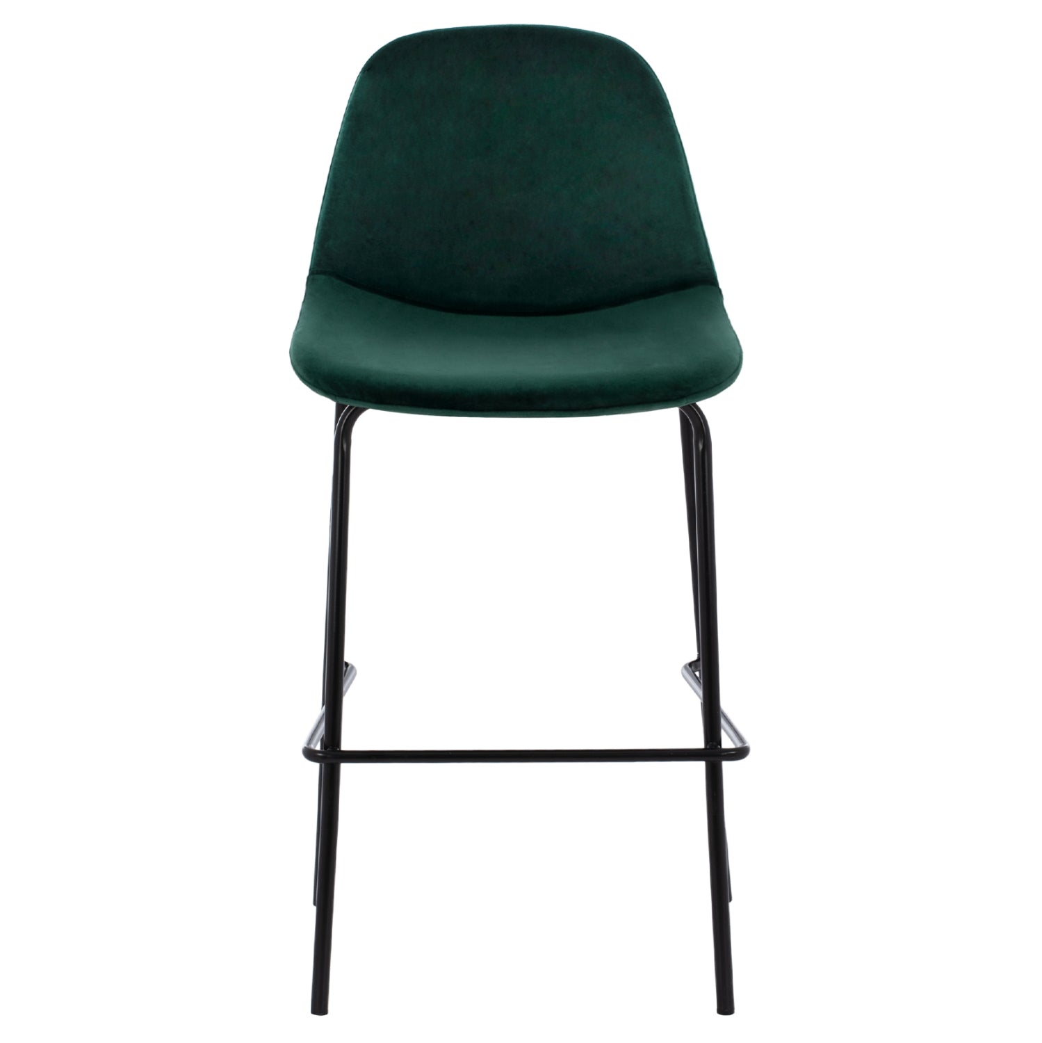 HM9298.13 bar stool VINCENT, cypress green, metal legs, 47x51x96