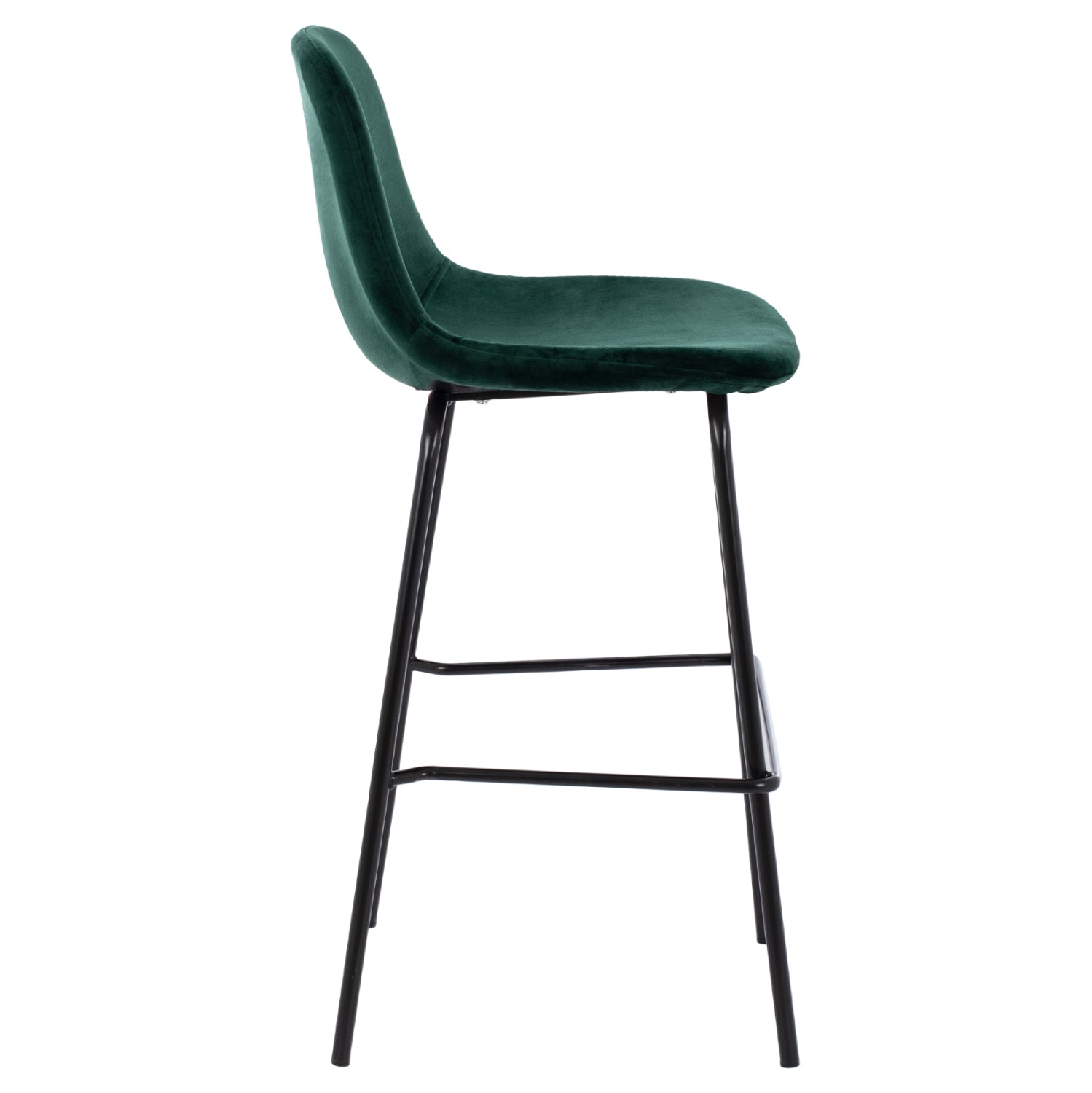 HM9298.13 bar stool VINCENT, cypress green, metal legs, 47x51x96