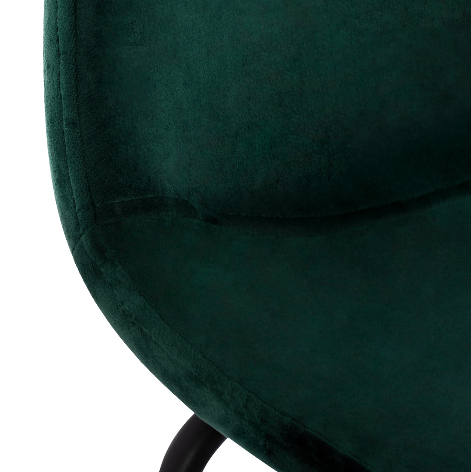 HM9298.13 bar stool VINCENT, cypress green, metal legs, 47x51x96