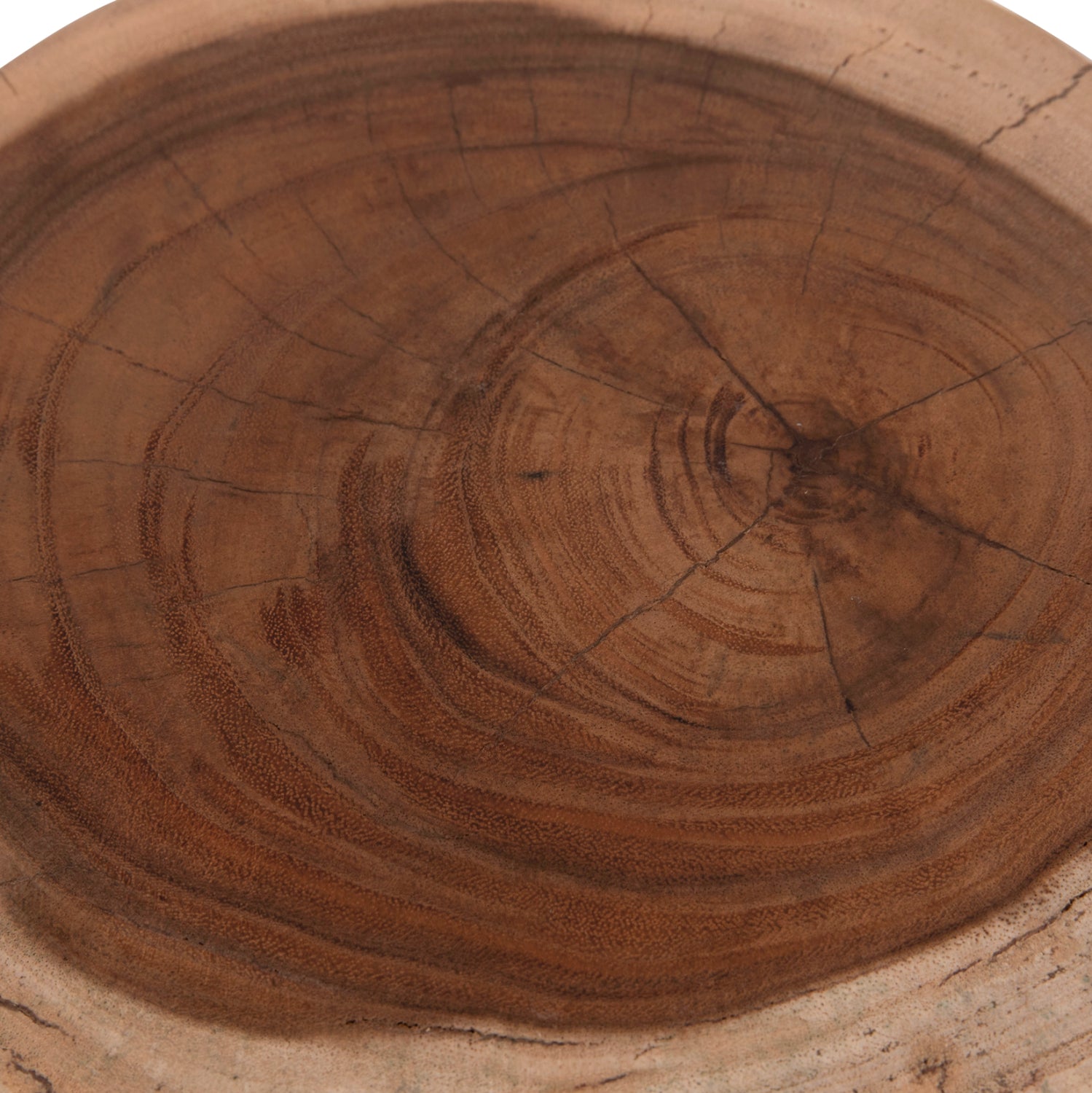 ROUND STOOL MAMBA HM9901.11 SOLID SUAR WOOD IN NATURAL COLOR Φ30x45Hcm.