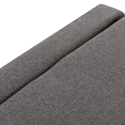 STOOL WITH FOLDING BUNK BED & MATTRESS INGE HM3343.01 GREY FABRIC 166x75x40Hcm.