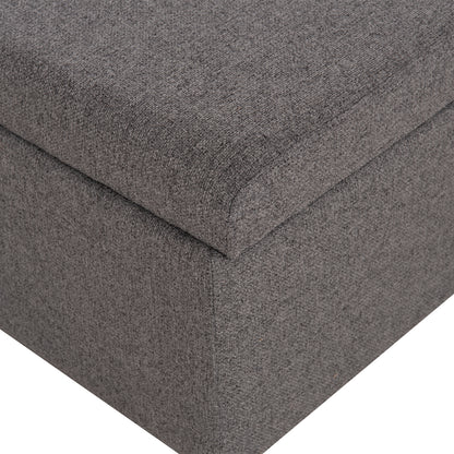 STOOL WITH FOLDING BUNK BED & MATTRESS INGE HM3343.01 GREY FABRIC 166x75x40Hcm.
