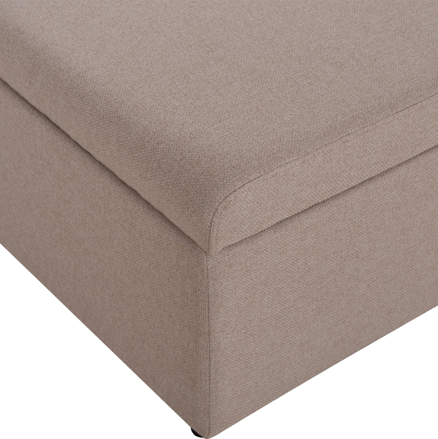 STOOL WITH FOLDING BUNK BED & MATTRESS INGE HM3343.02 BEIGE FABRIC 166x75x40Hcm.