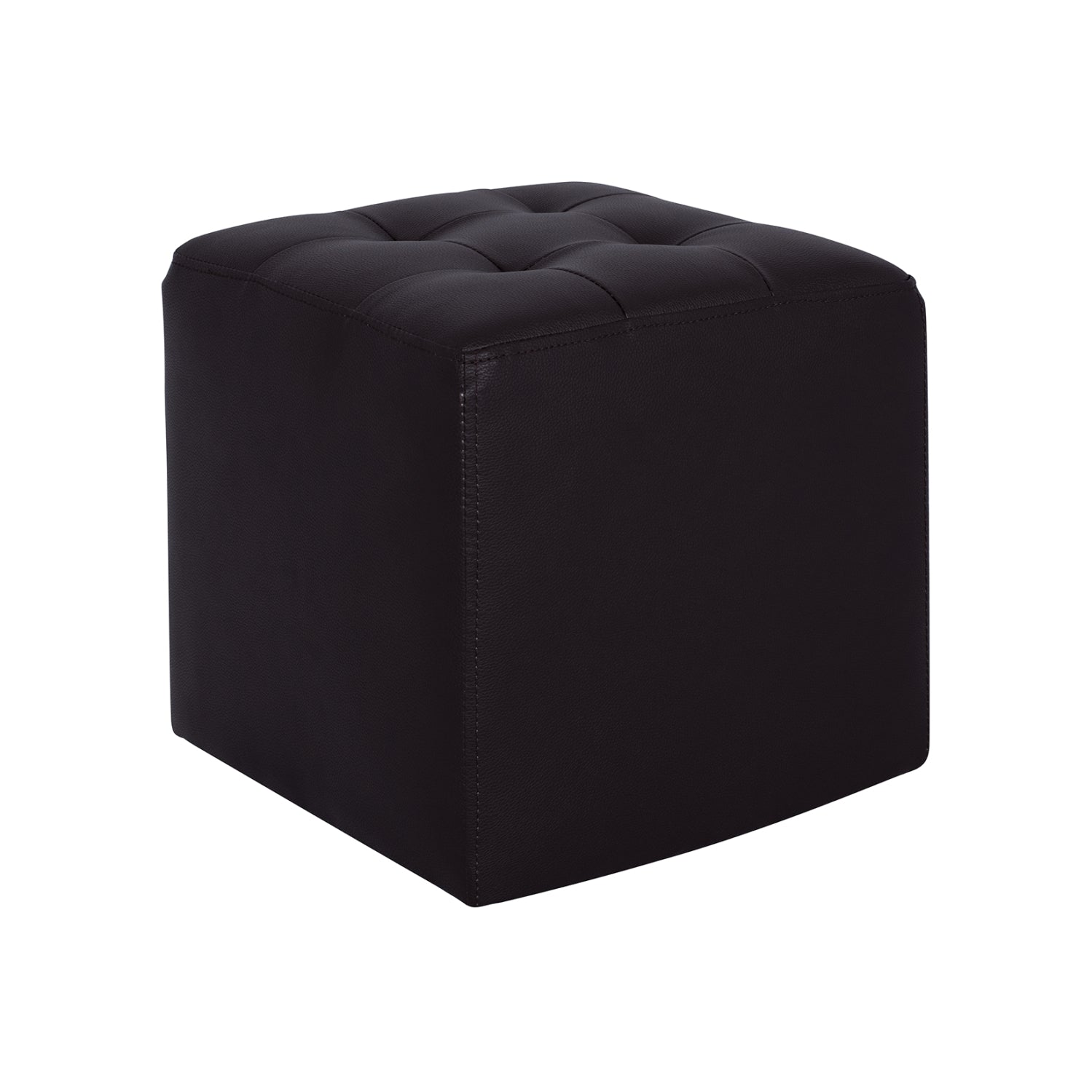 Stool 37x37x35cm With PU black Punk HM264.01