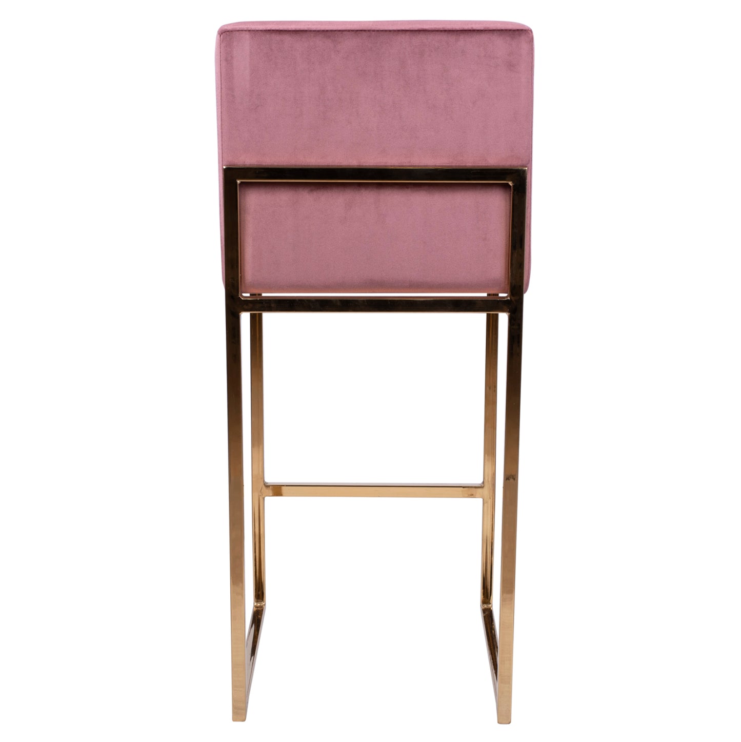 Bar Stool Piper Velvet Rotten Apple & Gold Metallic Frame HM8525.02 40x49x96 cm