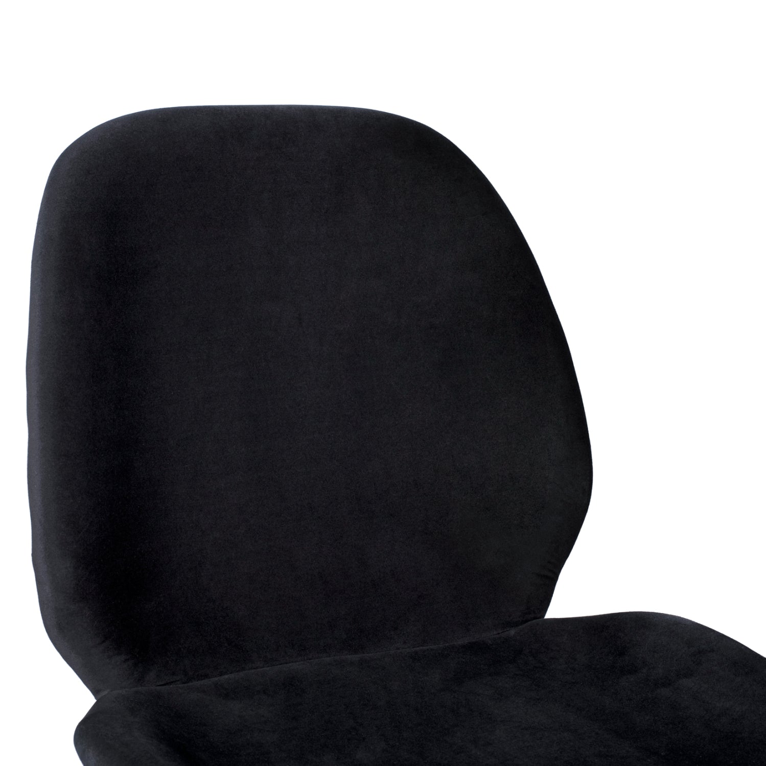 Bar Stool Nora Black Velvet & Gold Metallic Frame HM8524.04 48x61x103 cm