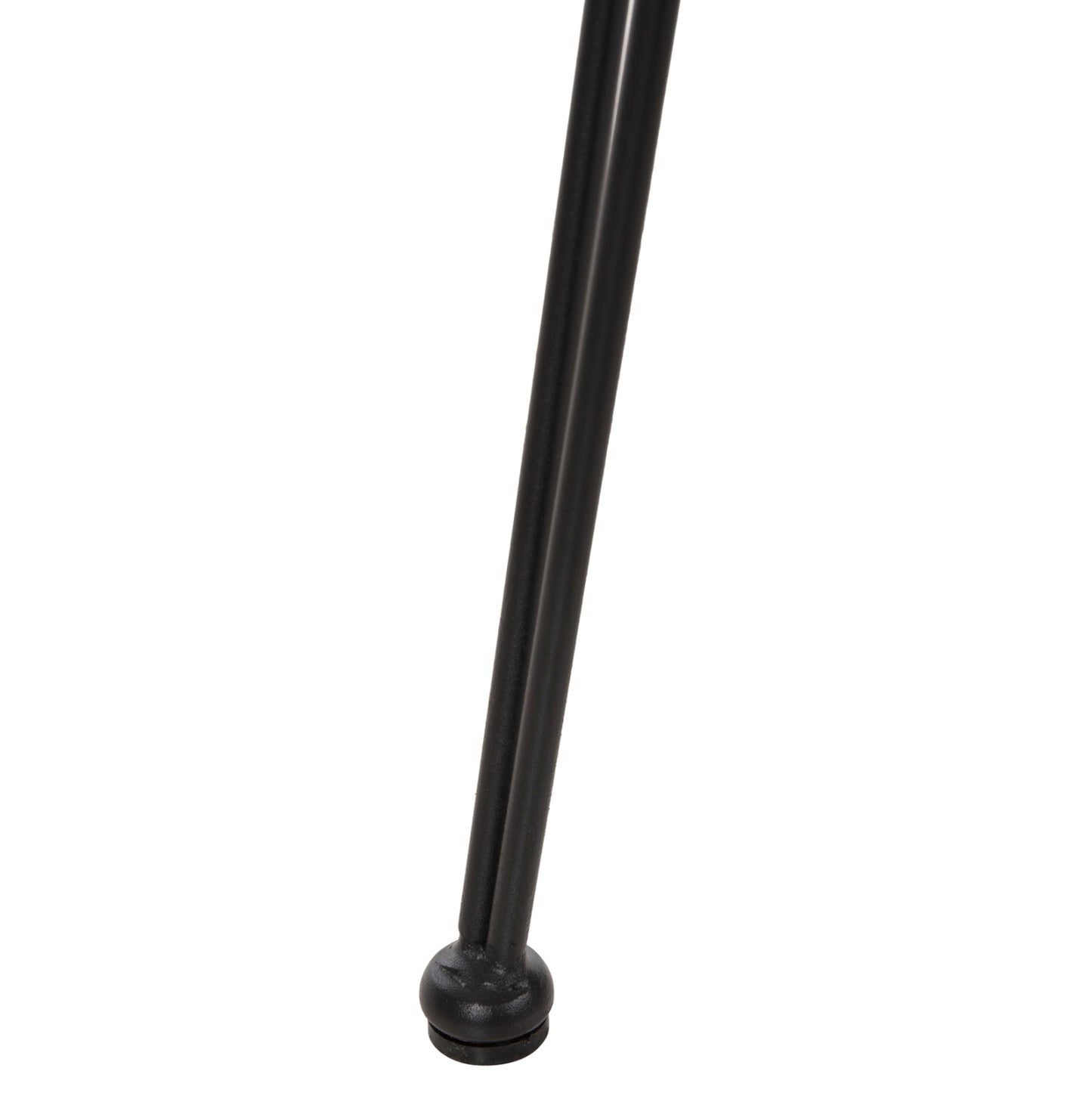 BAR STOOL MED.HEIGHT ALLEGRA HM5643.11 METAL&CUSHION BLACK-WICKER BEIGE 50x55x103Hcm.