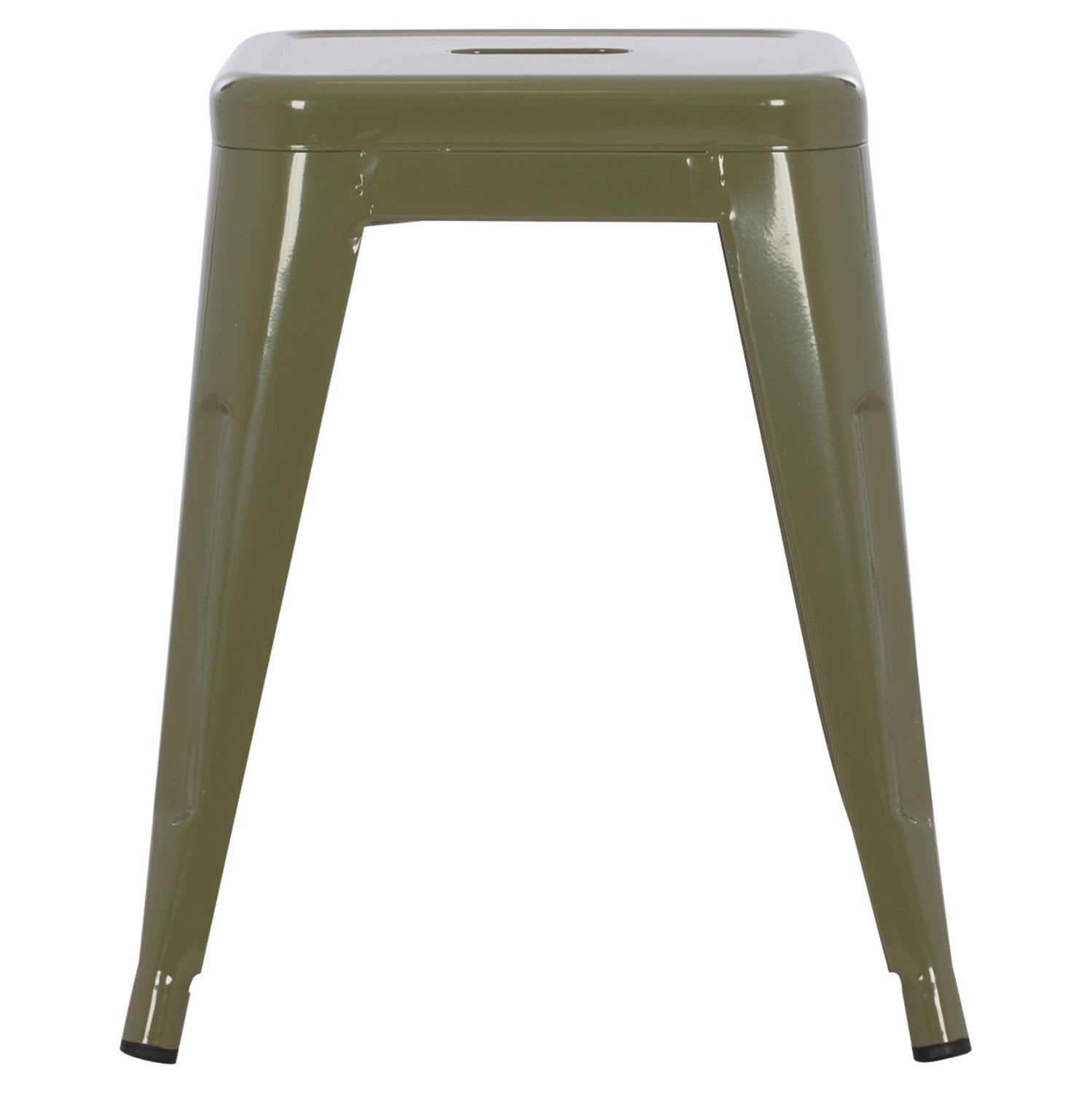 STOOL MELITA HM0096.43 METAL IN DARK OLIVE COLOR 37x37x45Hcm.